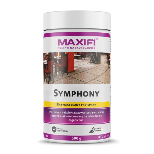 Maxifi Symphony P810 500g - pre-spray do usuwania zabrudzeń pochodzenia organicznego