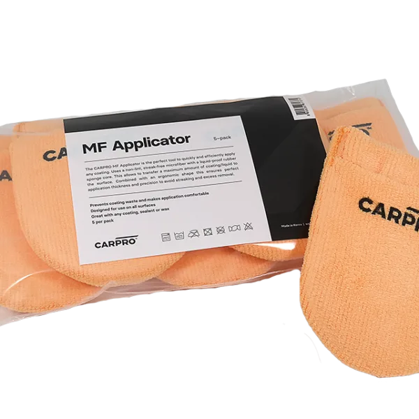 CarPro MF Applicator - zestaw pięciu aplikatorów z mikrofibry