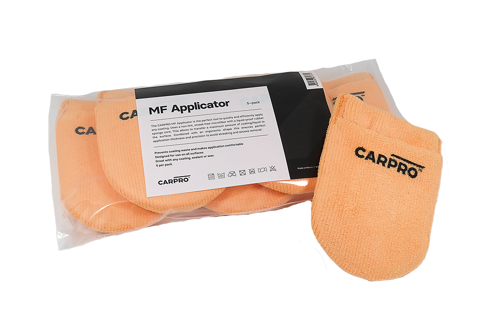 CarPro MF Applicator - zestaw pięciu aplikatorów z mikrofibry