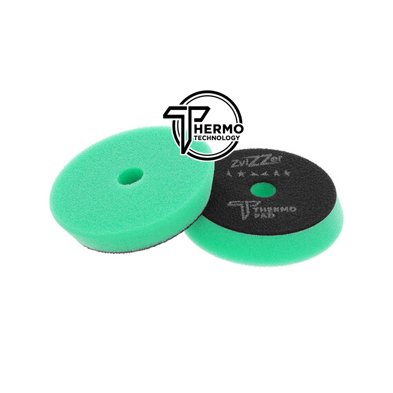 ZviZZer Thermo Pad Green 80mm - gąbka polerska tnąca