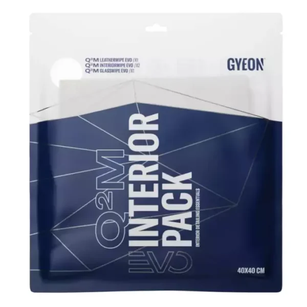 Gyeon Q2M InteriorPack EVO - zestaw mikrofibr do wnętrza 4-pak