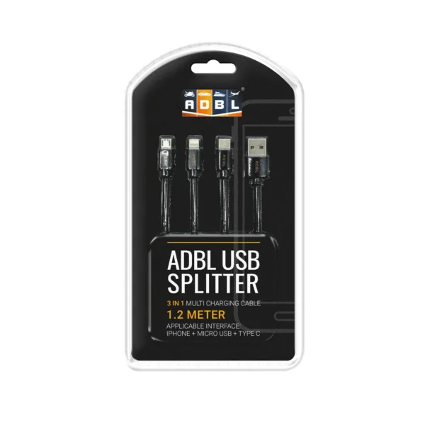 ADBL USB Splitter - kabel USB z trzema końcówkami