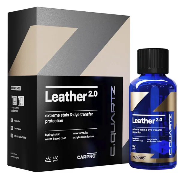 CarPro C.Quartz Leather 2.0 30ml - powłoka ceramiczna do skór