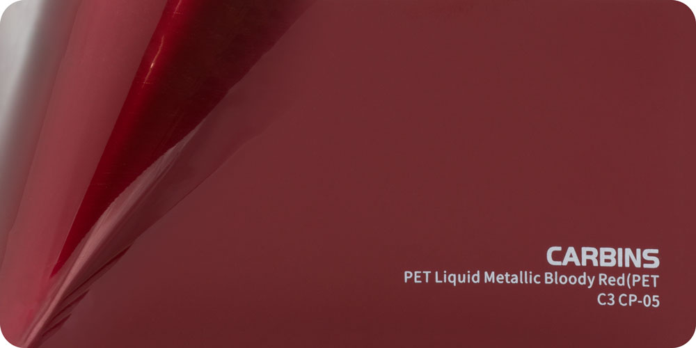 Carbins C3 CP-05 PET Liquid Metallic Bloody Red 1MB - folia do zmiany koloru samochodu