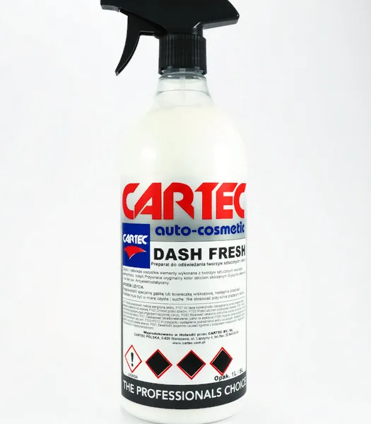 Cartec Dash Fresh 1L - mleczko do odświeżania tworzyw sztucznych