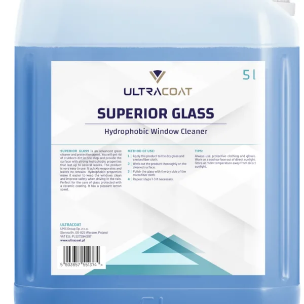 Ultracoat Superior Glass 5L - płyn do mycia szyb