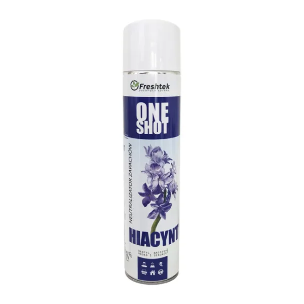 Freshtek One Shot Hiacynt 600ml - neutralizator zapachów