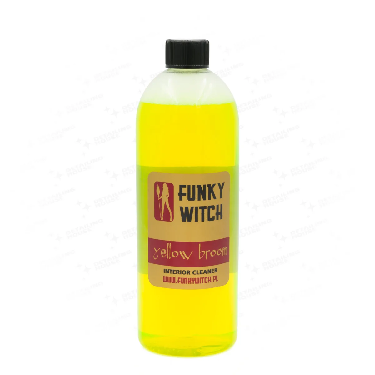 Funky Witch Yellow Broom Interior Cleaner 1L - preparat do czyszczenia wnętrza samochodu