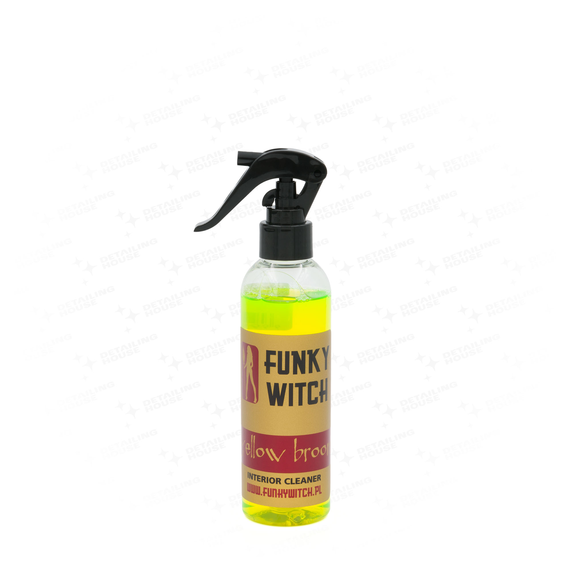 Funky Witch Yellow Broom Interior Cleaner 215ml - preparat do czyszczenia wnętrza