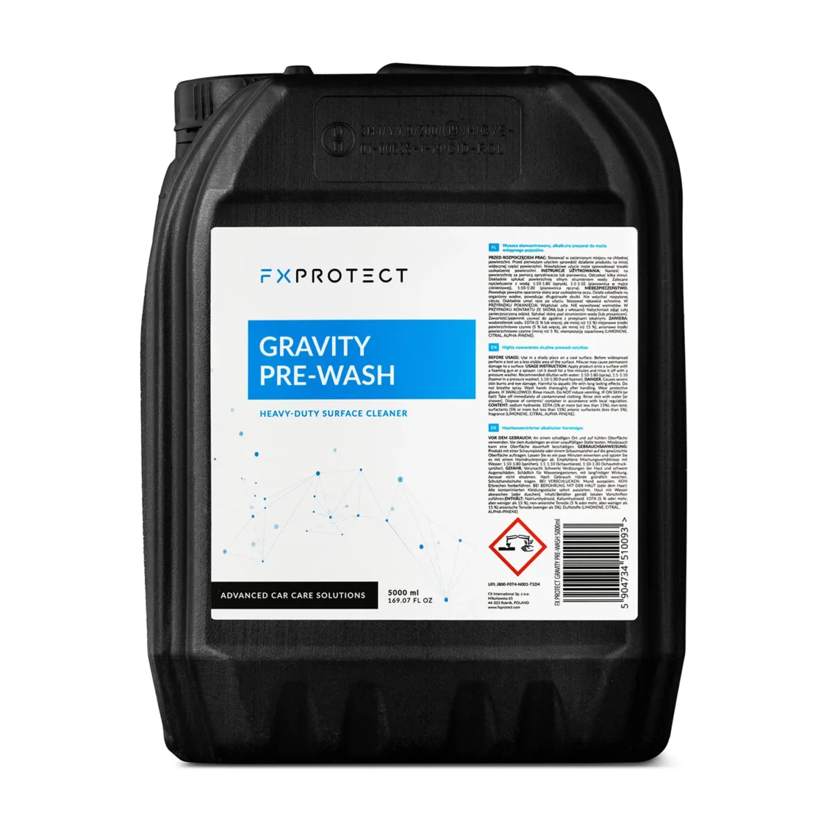 FX Protect Gravity Pre-Wash 5L - produkt do mycia wstępnego