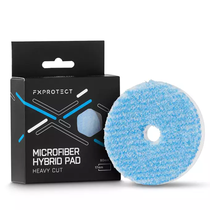 fx2_big FX Protect Microfiber Hybrid Pad Heavy Cut 80mm - mocno tnący hybrydowy pad polerski 80mm
