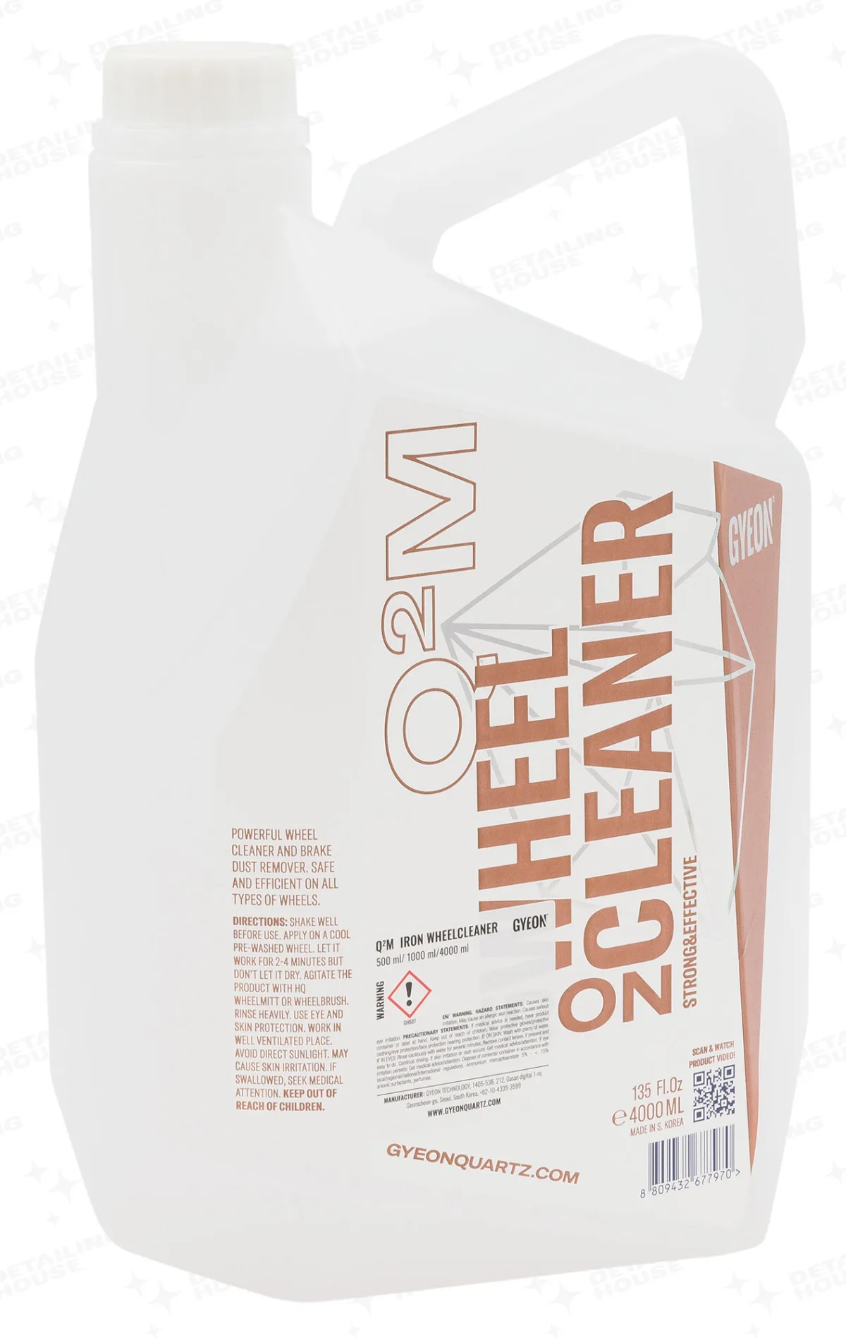 Gyeon Q2M Iron WheelCleaner 4L - środek do czyszczenia kół