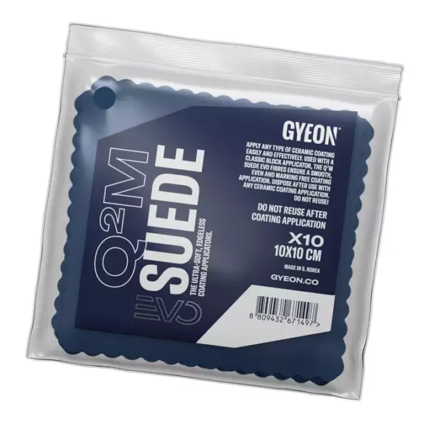 Gyeon Q2M Suede EVO 10x10 - bezkrawędziowe aplikatory do powłok