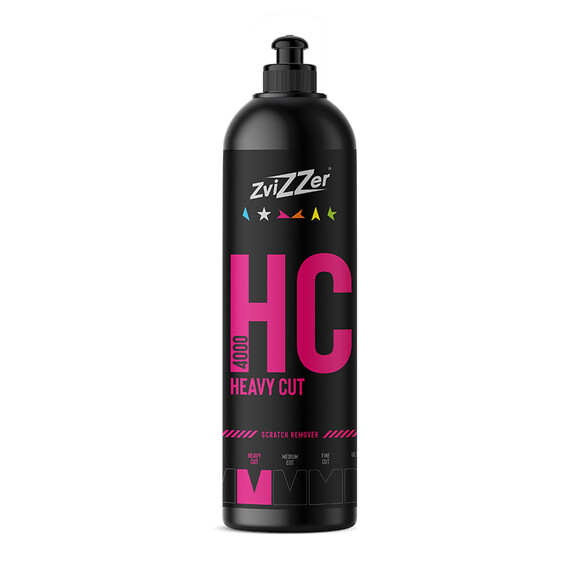 ZviZZer HC4000 Heavy Cut Red 750ml - tnąca pasta polerska