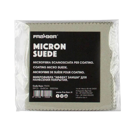 Innovacar Micron Suede 10x10 200gsm Grey 10 szt. - mikrofibra do powłok ochronnych