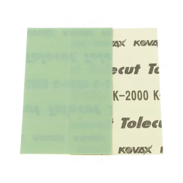 Kovax Tolecut K2000 Green 8x 29x35mm - papier ścierny do szlifowania na sucho