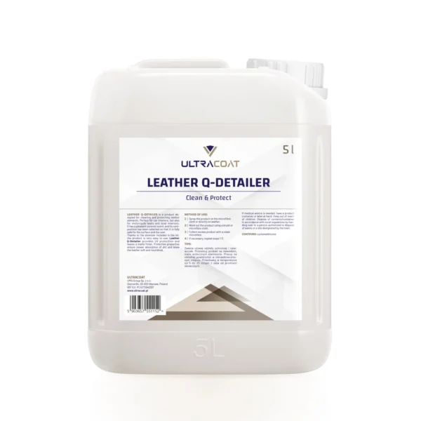 Ultracoat Leather Q-Detailer 5L - produkt do czyszczenia i zabezpieczenia skóry