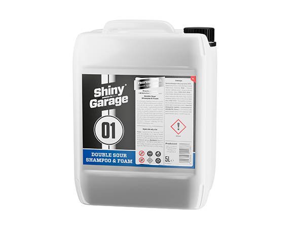 Shiny Garage Double Sour Shampoo & Foam 5L - 2w1 kwaśna piana i kwaśny szampon