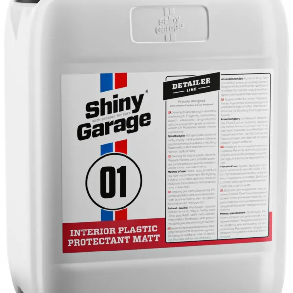 Shiny Garage Interior Plastic Protectant Matt 5L - matowy dressing do wnętrza