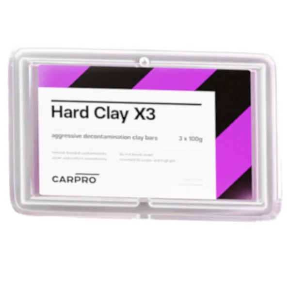 CarPro Hard Clay Set X3 - Twarda glinka do czyszczenia lakieru 3x100g