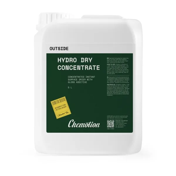 Chemotion Hydro Dry Concentrate 5L  - skoncentrowany osuszacz do lakieru z dodatkiem nabłyszczającym