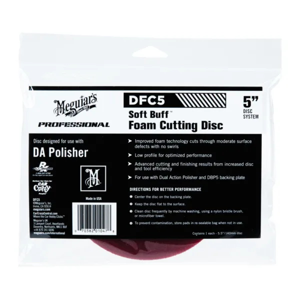 Meguiar's DA Foam Cutting Disc 5 - tnący pad polerski