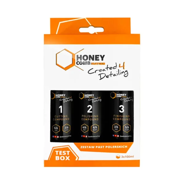 Honey TESTBOX - zestaw past polerskich 100ml