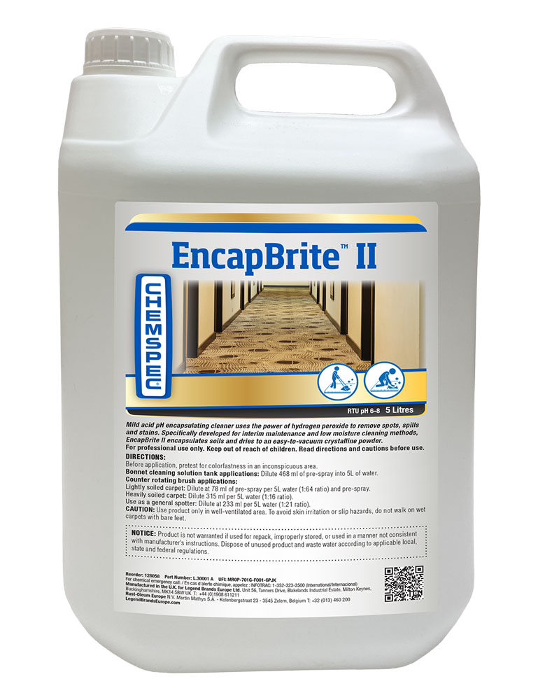 Chemspec Encap Brite II 5L - środek do czyszczenia dywanów