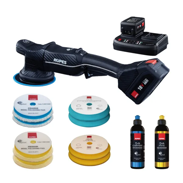 Rupes HLR15 Polerka Elektryczna Zestaw BAS
