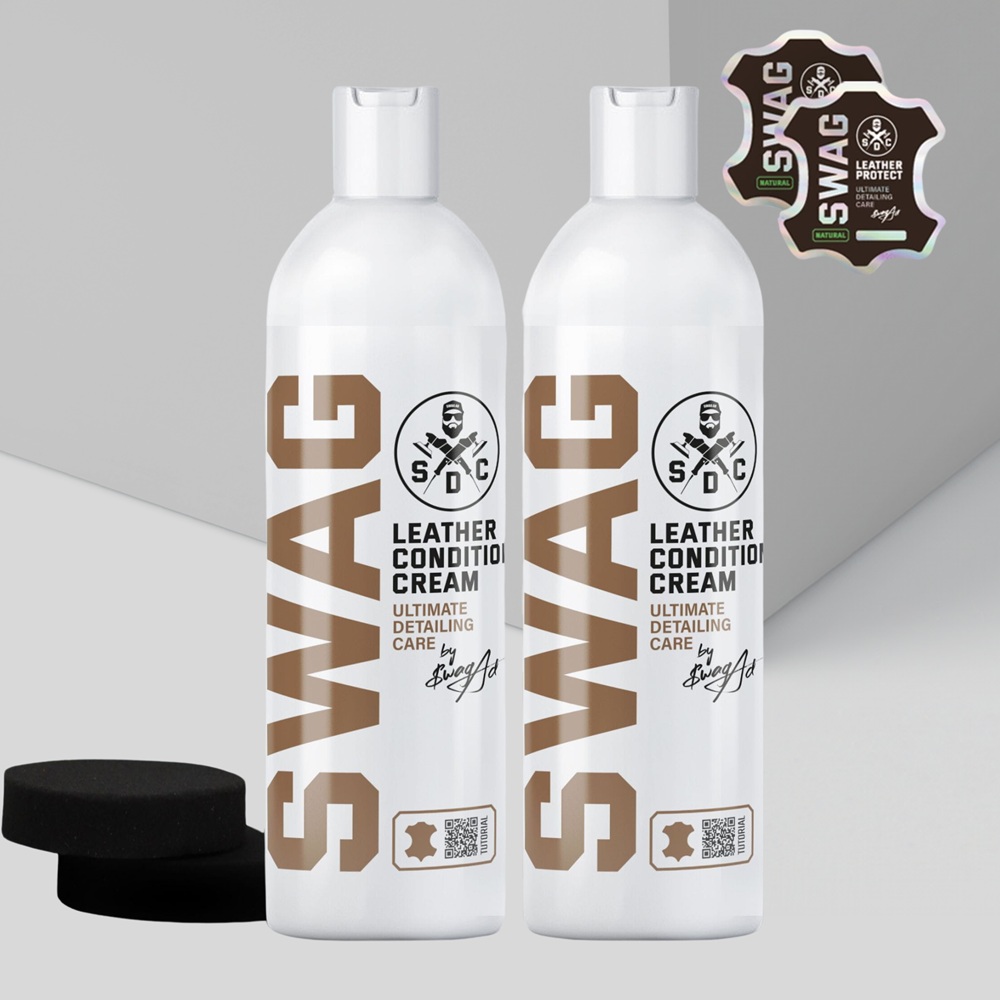 zawieszka - 50 Swag LEATHER CONDITIONER CREAM SET - produkt do impregnacji tapicerki skórzanej