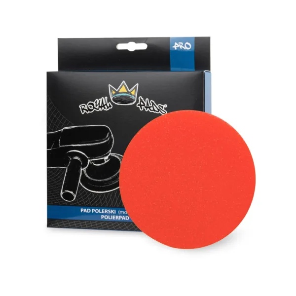 Royal Pads PRO Soft Pad 150mm Czerwony - miękki pad polerski