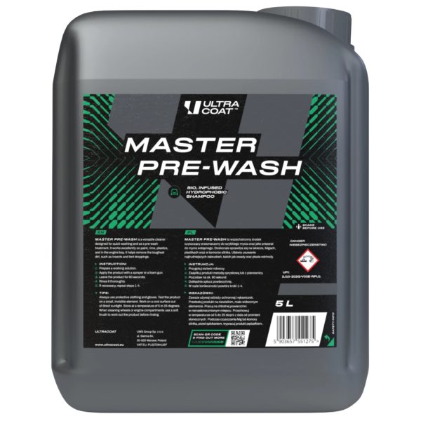 Ultracoat Master Pre-Wash 5L - preparat do mycia wstępnego
