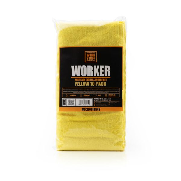 Work Stuff Worker 10-pack Yellow - uniwersalna ściereczka z mikrofibry