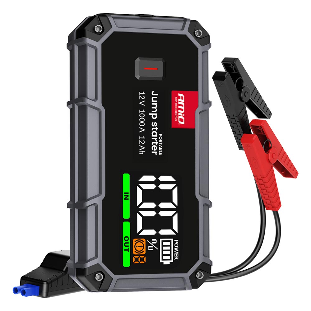 04676-01_big AMiO 04676 - urządzenie rozruchowe 12V 12Ah 1000A PRO