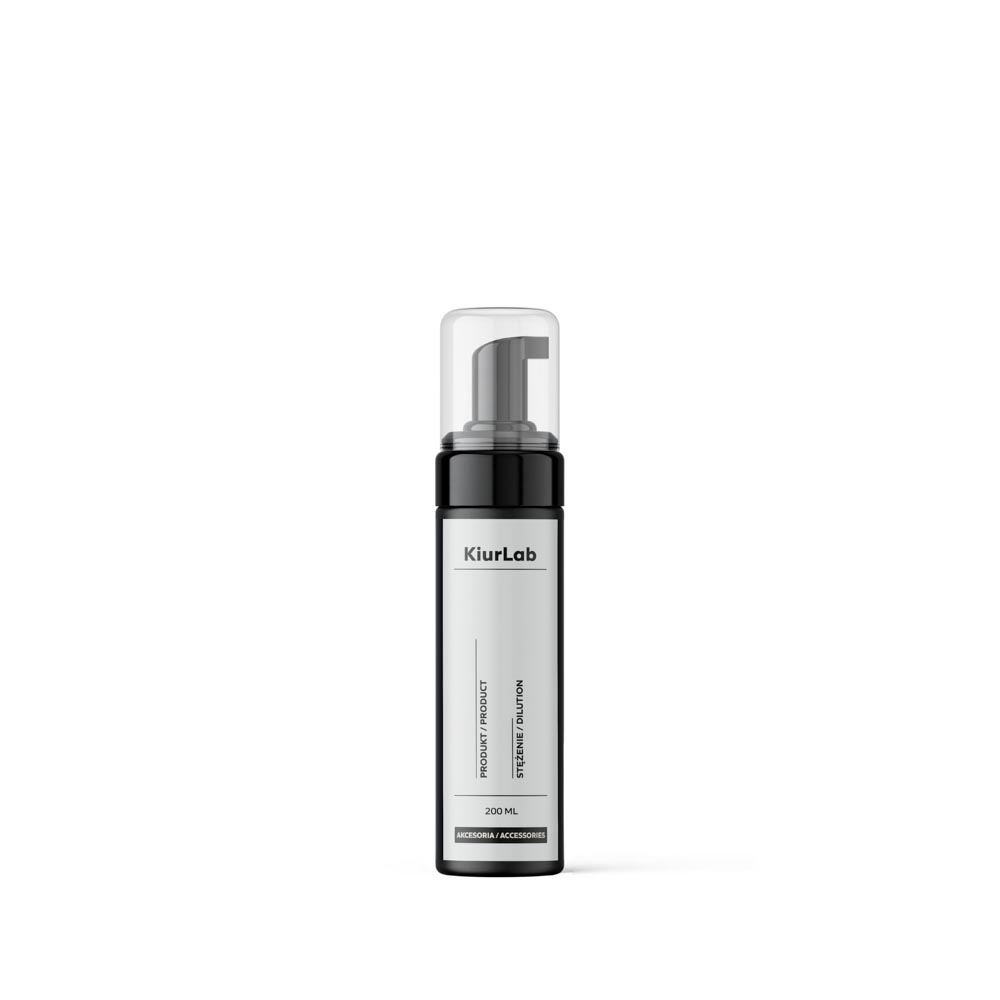 kiurlab-butelka-200-ml-z-aplikatorem-piany_big Kiurlab Butelka 200 ml z aplikatorem piany - pusta butelka z pianowniczką