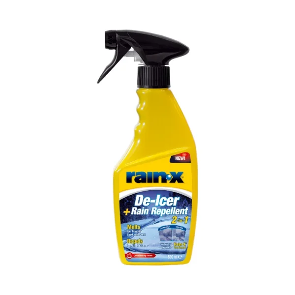 Rain-X 2w1 DE-ICER+ Rain Repellent 500ml - odmrażacz z efektem niewidzialnej wycieraczki