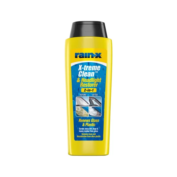 Rain-X X-Treme Clean + Headlight Restorer 325ml - produkt do czyszczenia i renowacji reflektorów