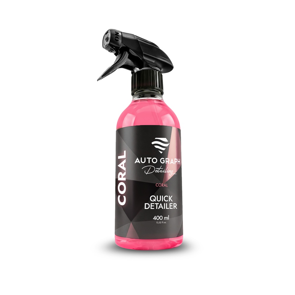 coral-400ml-2000x2000_big Auto Graph CORAL Quick Detailer 400ml - prosty w użyciu produkt do odświeżania lakieru