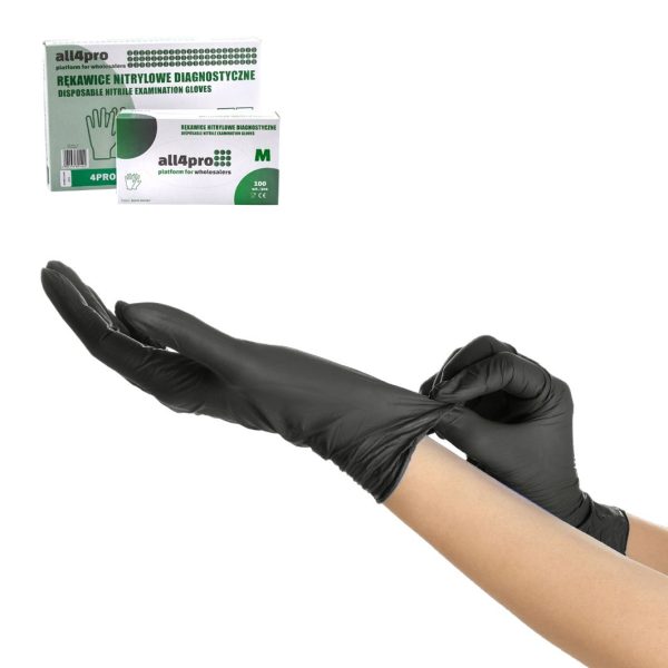 Detailing House Rękawiczki nitrylowe czarne M