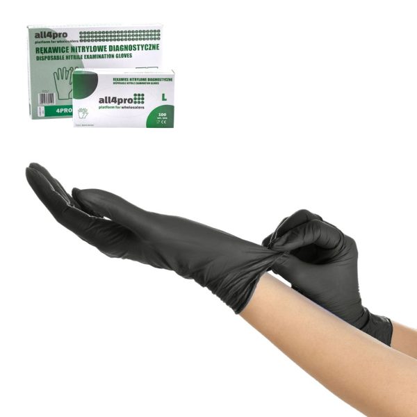 Detailing House Rękawiczki nitrylowe czarne L