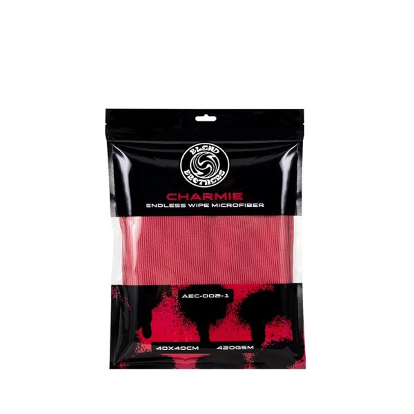 Blend Brothers CHARMIE Microfiber Red 40x40cm - mikrofibra bezkrawędziowa