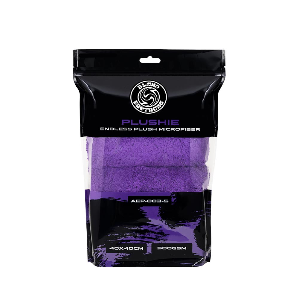 blend-brothers-plushie-5-pack-microfiber-purple_big Blend Brothers PLUSHIE 5-Pack Microfiber Purple 40x40cm - zestaw 5 sztuk delikatnych mikrofibr do lakieru