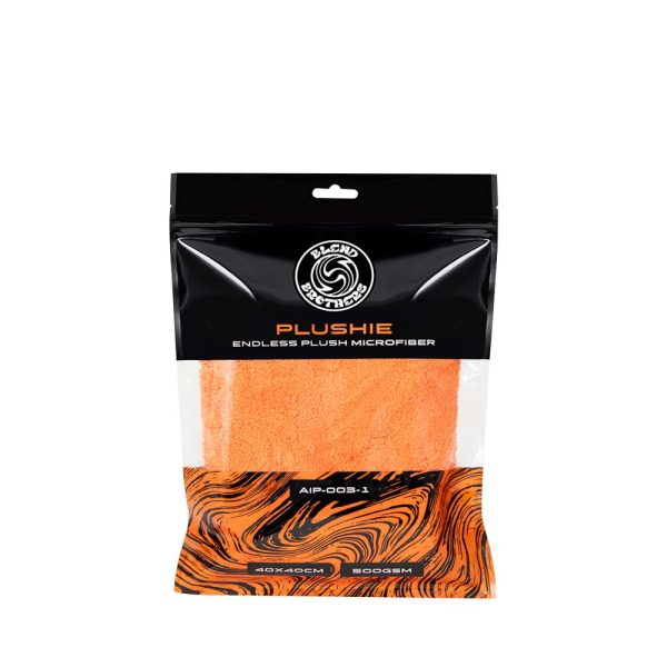 Blend Brothers PLUSHIE Microfiber Orange 40x40cm - delikatna mikrofibra do lakieru