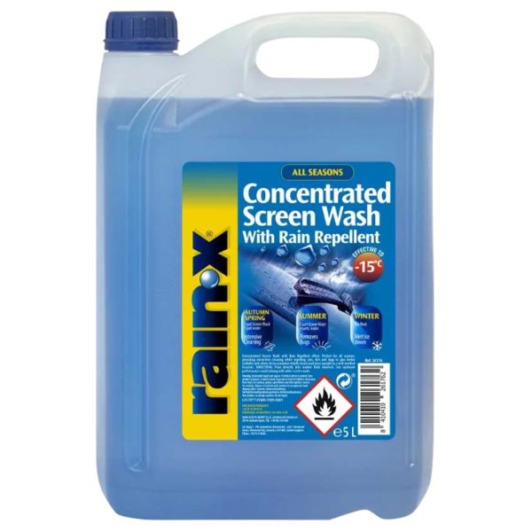 Rain-X Rain All Season Concentrate 5L - koncentrat zimowego płynu do spryskiwaczy do -15C