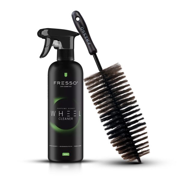 Fresso Wheel Brush Pro + Wheel Cleaner 500ml - zestaw do czyszczenia felg