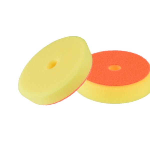Honey COMB DUAL FINISH Żółty 75/90mm - wykończeniowy pad polerski