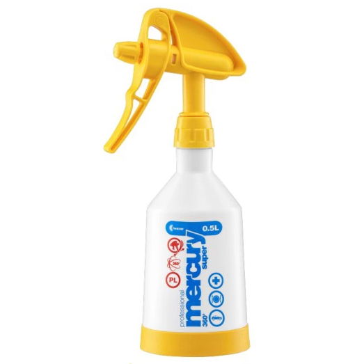 KWAZAR Mercury 360 Pro Żółty 500ml -profesjonalny opryskiwacz