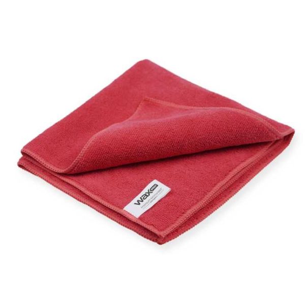 waxPRO Premium Microfiber Red 360 gsm 40x40cm - mikrofibra
