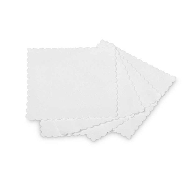 FX Protect mikrofibra suede 10szt. biała 10x10cm