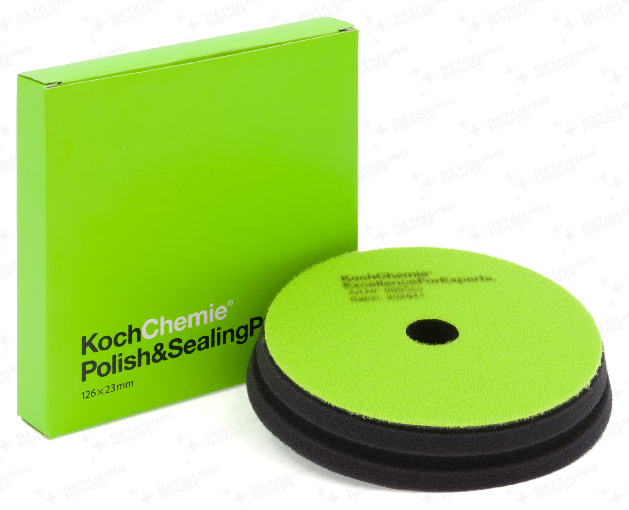 koch-chemie-gabka-polishsealing-zielona-126x23mm-big_big Koch Chemie Gąbka Polish&Sealing Zielona 126mm - pad polerski